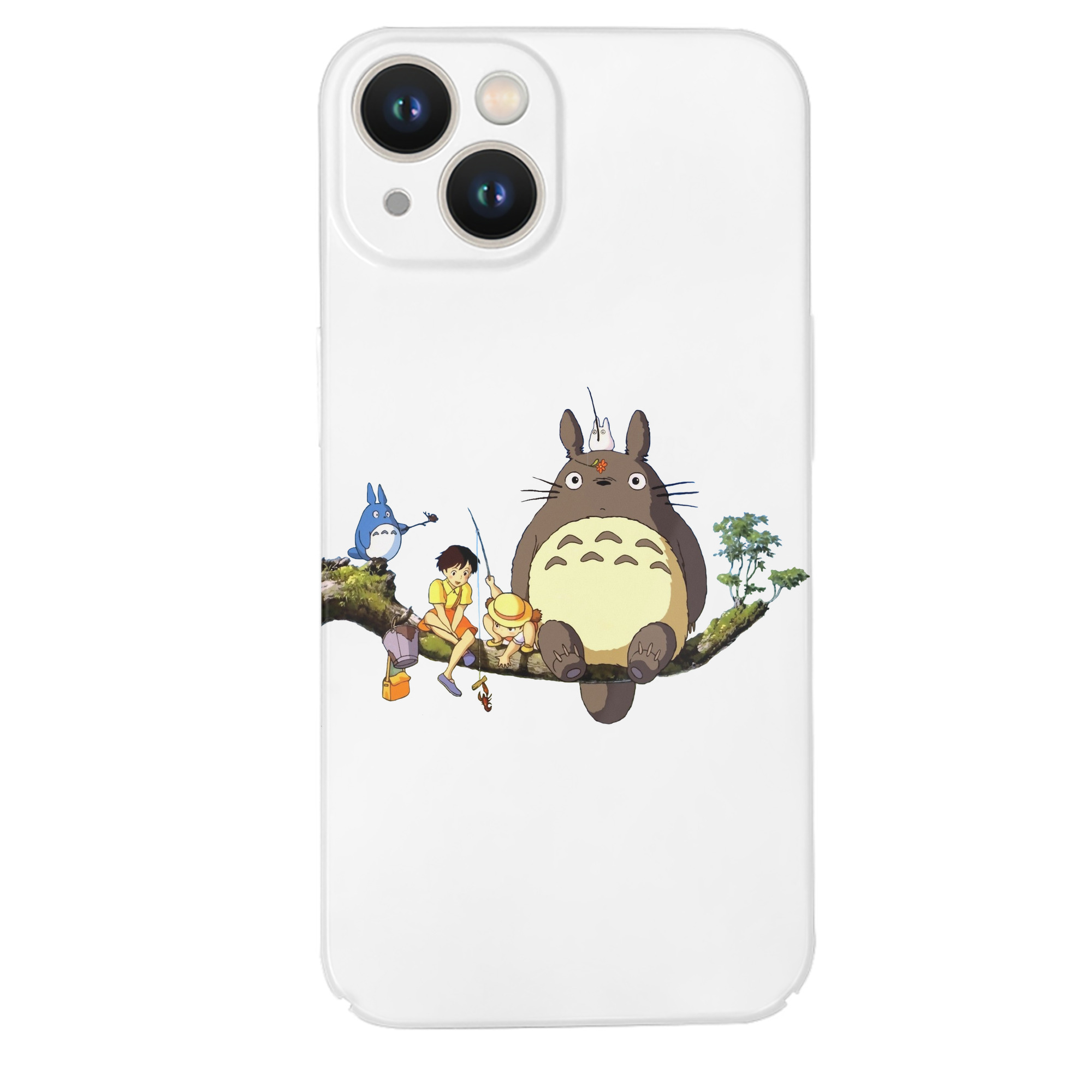 （画像用） となりのトトロ 草壁メイ 草壁サツキ My Neighbor Totoro Satsuki Kusakabe Mei Kusakabe 【iPhone 14シリーズ対応】ハードケース